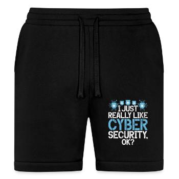 Cyber Security Hacker Hacking - Bella + Canvas Unisex Short - black - Front