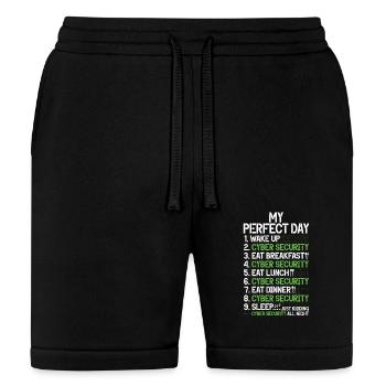 Cyber Security Hacker Hacking - Bella + Canvas Unisex Short - black - Front