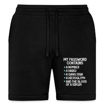 Cyber Security Hacker Hacking - Bella + Canvas Unisex Short - black - Front