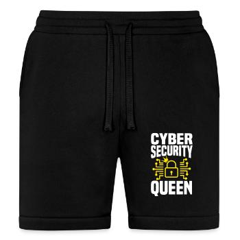 Cyber Security Queen - Bella + Canvas Unisex Short - black - Front