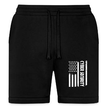 USA Cyber Security - Bella + Canvas Unisex Short - black - Front