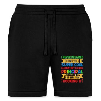 Amzad Elementary School 10 - Bella + Canvas Unisex Short - black - Front