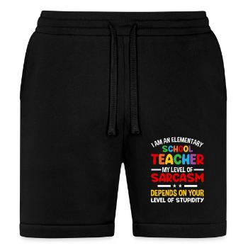 Amzad Elementary School 23 - Bella + Canvas Unisex Short - black - Front