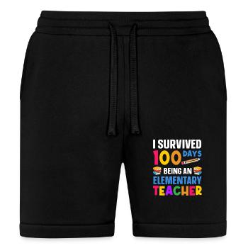 Siddikur Elementary School 15 - Bella + Canvas Unisex Short - black - Front