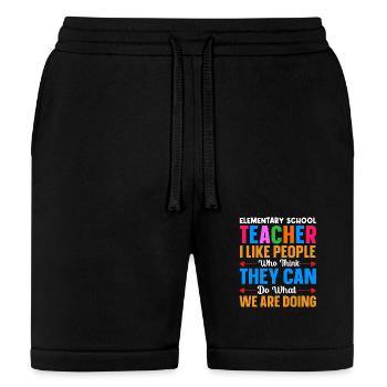 Siddikur Elementary School 27 - Bella + Canvas Unisex Short - black - Front