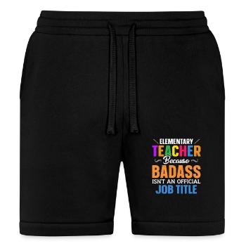 Siddikur Elementary School 25 - Bella + Canvas Unisex Short - black - Front