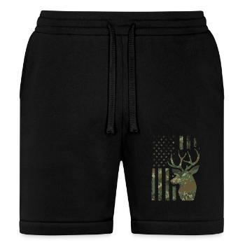 Camo Christmas Trees For Men Dreaming Of Camo - Bella + Canvas Unisex Short - black - Front