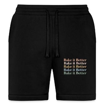 Bake It Better - Bella + Canvas Unisex Short - black - Front