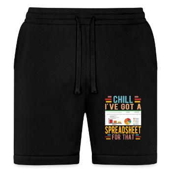 Spreadsheet for Funny Accountant - Bella + Canvas Unisex Short - black - Front