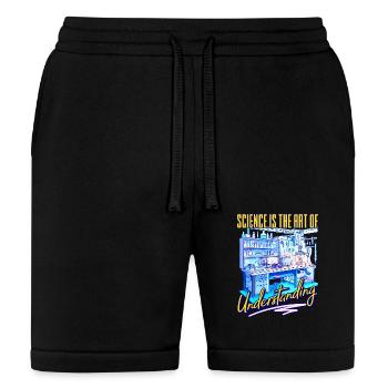 Science Is The Art Of Understanding Lab Tech Scien - Bella + Canvas Unisex Short - black - Front