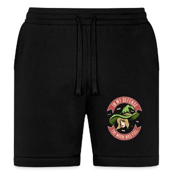 In My Defense, the Moon Was Full - Bella + Canvas Unisex Short - black - Front