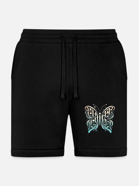 Flowing Elegance - Bella + Canvas Unisex Short - black