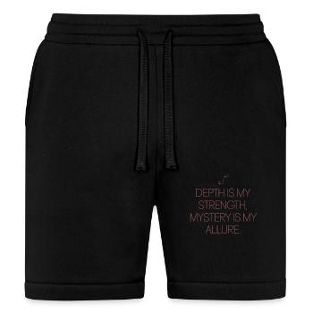 Scorpio Zodiac: Depth Is My Strength, Mystery Is - Bella + Canvas Unisex Short - black - Front