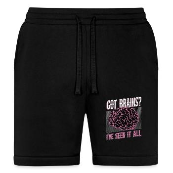 Neurosurgeon Got Brains I've Seen It Neuroscience - Bella + Canvas Unisex Short - black - Front