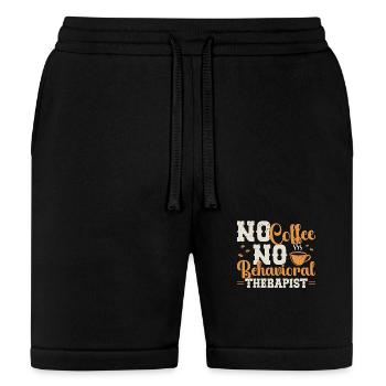 Behavioral Therapy No Coffee Psychologist Coffee - Bella + Canvas Unisex Short - black - Front