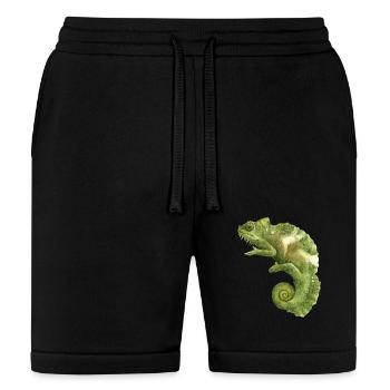 Chameleon Watercolor design - Bella + Canvas Unisex Short - black - Front