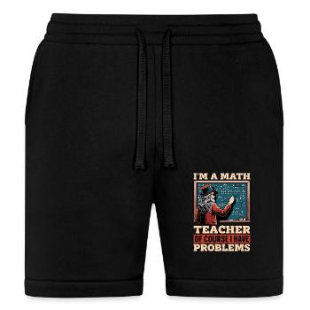Mathematician I'm A Math Teacher Statistician - Bella + Canvas Unisex Short - black - Front