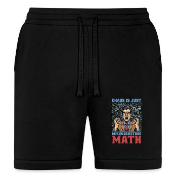 Mathematician Chaos Is Just Misunderstood Geometry - Bella + Canvas Unisex Short - black - Front