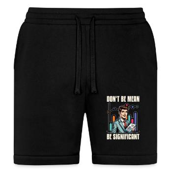 Statistician Don't Be Mean Be Data Analyst - Bella + Canvas Unisex Short - black - Front