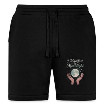 Moon Lover Celestial Sky Gazer Lunar Phase Magic - Bella + Canvas Unisex Short - black - Front