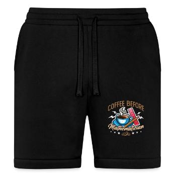 Mathematician Coffee Math Teacher Coffee Lover - Bella + Canvas Unisex Short - black - Front