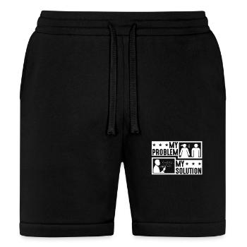 Mathematician My Problem My Pictogram Dad Mom - Bella + Canvas Unisex Short - black - Front