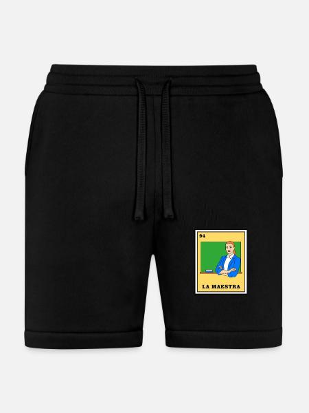 Mexican Lottery La Maestra - Bella + Canvas Unisex Short - black