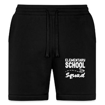 Elementary Teacher School Squad Fun Vibes - Bella + Canvas Unisex Short - black - Front