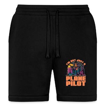 Drone Enthusiast I'm Not Just A Drone Operator - Bella + Canvas Unisex Short - black - Front