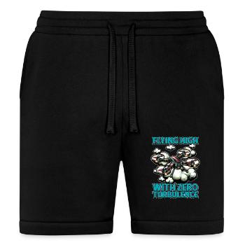 Drone Enthusiast Flying High With Drone Racing - Bella + Canvas Unisex Short - black - Front