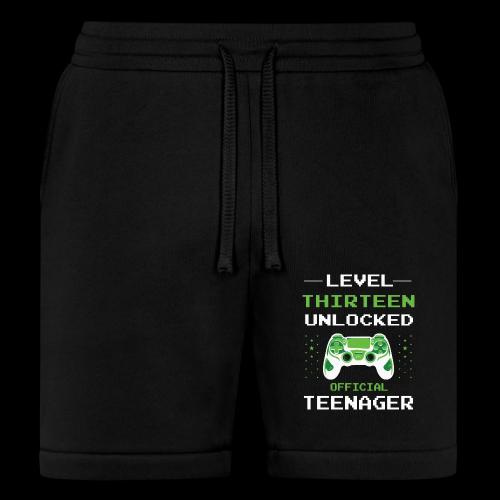 Level Thirteen Unlocked: Official Teenager - Bella + Canvas Unisex Short