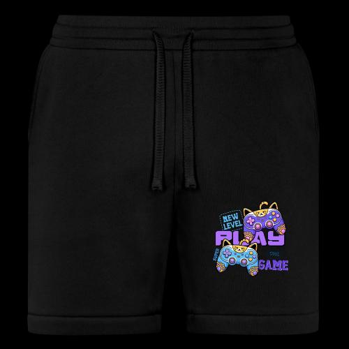 Super Cool Cat Gamer Unlocked - Bella + Canvas Unisex Short