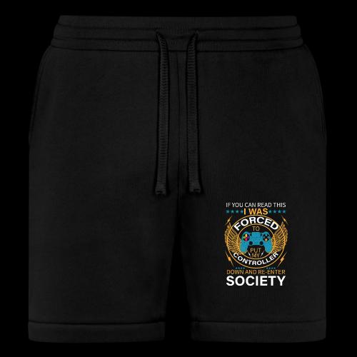 I WAS FORCED TO PUT MY CONTROLLER - Bella + Canvas Unisex Short