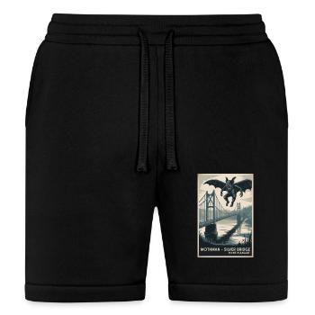 Mothman Silver Bridge Point Pleasant - Bella + Canvas Unisex Short - black - Front