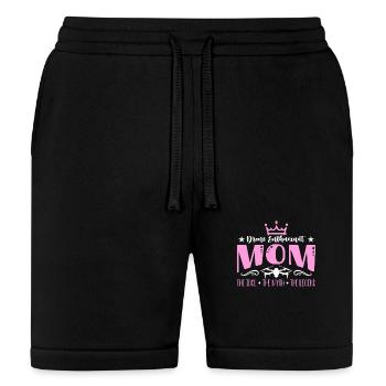 Drone Enthusiast Mom The Idol Loves Drone Racing - Bella + Canvas Unisex Short - black - Front