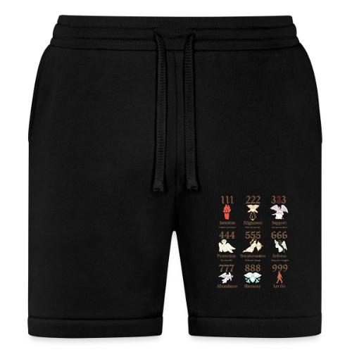 Mystic Angel Numbers Spiritual Symbols on Gildan - Bella + Canvas Unisex Short