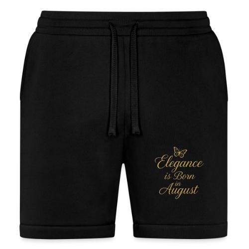 Elegance Is Born in August | Gold Butterfly - Bella + Canvas Unisex Short