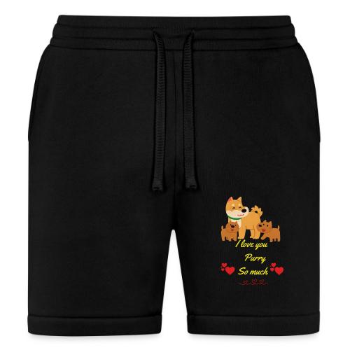 Cute Dog Family Love – “I Love You Purry So much - Bella + Canvas Unisex Short