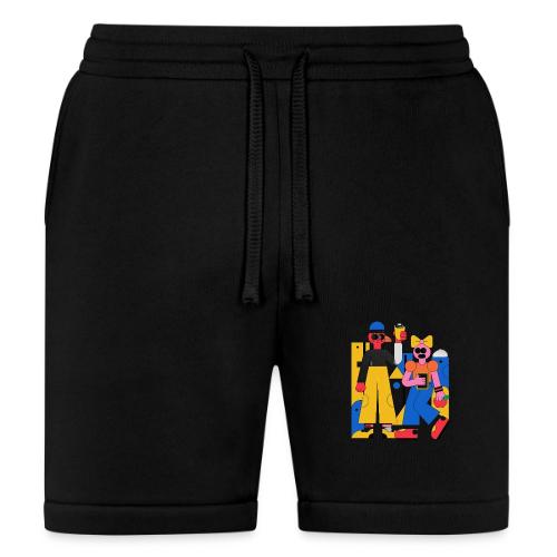 Bold Geometric Duo Pop Art - Bella + Canvas Unisex Short