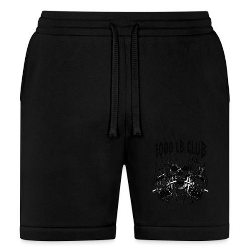 1000 LB Club Skull Barbell Powerlif - Bella + Canvas Unisex Short