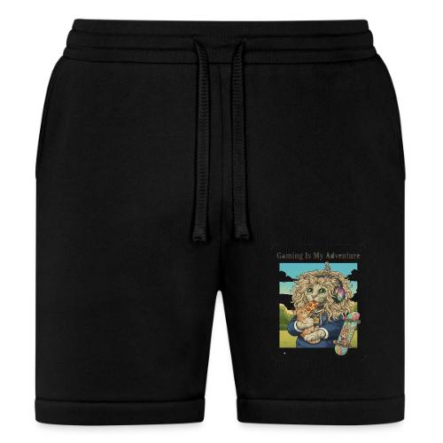 Gaming Cat Adventure: Pizza & Skates - Bella + Canvas Unisex Short