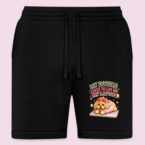 My Laptop Belongs to My Doodle - Bella + Canvas Unisex Short