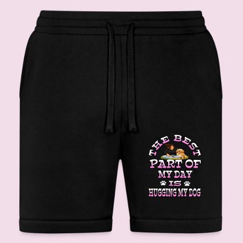 The Best Part of My Day Is Hugging My Dog - Bella + Canvas Unisex Short
