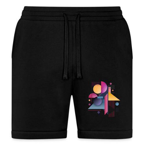 Color Pulse Geometry - Bella + Canvas Unisex Short