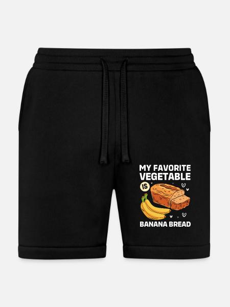 Bread Baking Banana Bread - Bella + Canvas Unisex Short - black