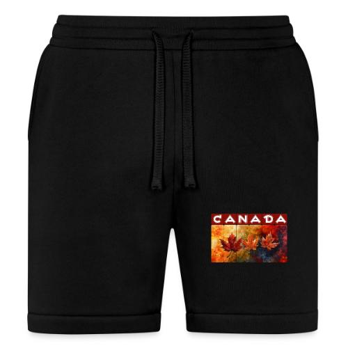 Painted Canada Leaves - Bella + Canvas Unisex Short