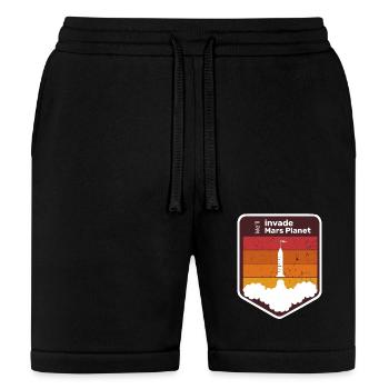 We ll Invade Planet Mars - Bella + Canvas Unisex Short - black - Front