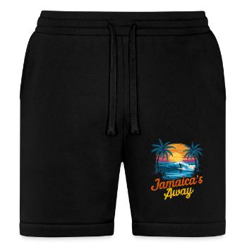Jamaica's Away - Bella + Canvas Unisex Short - black - Front