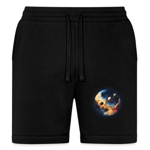 Chaotic Color Planets - Bella + Canvas Unisex Short