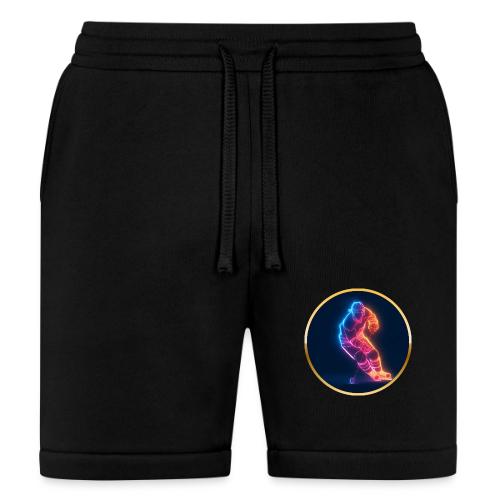 Hockey: Neon Hockey Sketch - Bella + Canvas Unisex Short